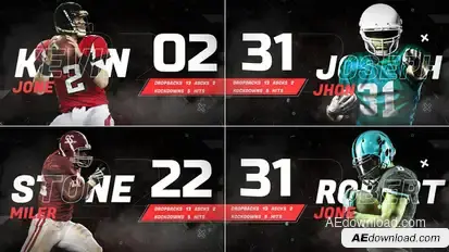 Sports Player Introduction broadcast-packages template preview