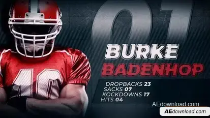 Sports Player Introduction Openers template preview