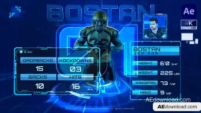 Sports Players Introduction broadcast-packages template preview