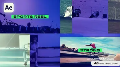 Sports Reel Openers template preview