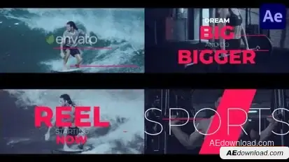 Sports Reel for After Effects Openers template preview
