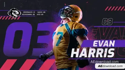 Sports Team Intro broadcast-packages template preview