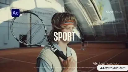 Sports Typography Opener Openers template preview