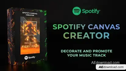 Spotify Canvas Creator Product Promo template preview