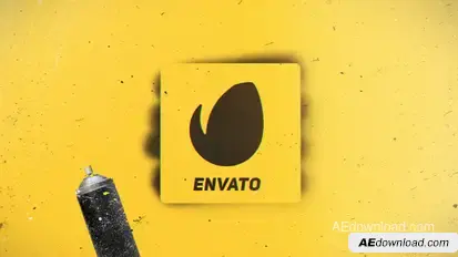 Spray Paint Logo Reveal Logo Stings template preview
