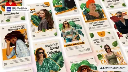 Spring Fashion Collection - Instagram Stories Product Promo template preview