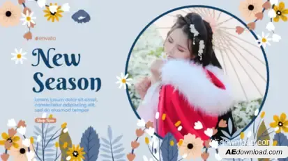 Spring Sale Promo Video Displays template preview