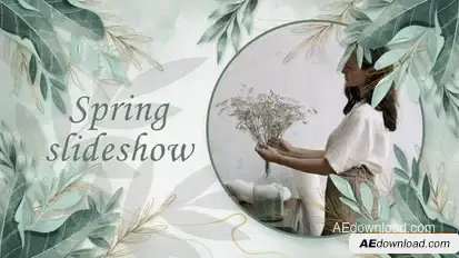 Spring Slideshow Openers template preview