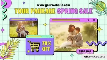 Spring Special Sale Promo Openers template preview