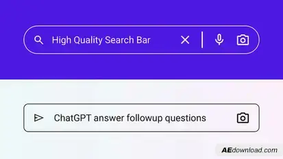 Search Bar Elements template preview