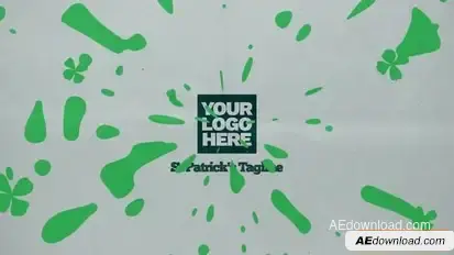 St Patrick's Day - Ink Logo Reveal Logo Stings template preview