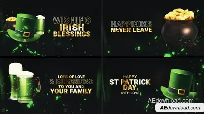 St.Patrick's Day Greetings // St.Patrick's Day Openers template preview