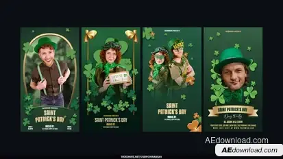St Patrick Day Stories Openers template preview