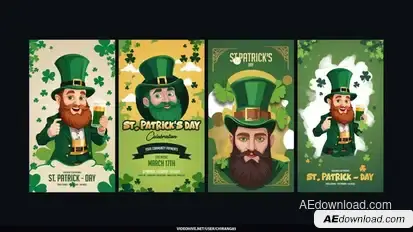 St Patrick Day Stories Openers template preview