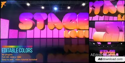 Stage Logo Logo Stings template preview