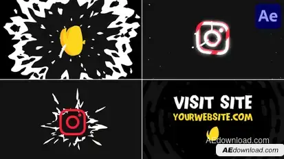 Stamp 3D Logo for After Effects Logo Stings template preview