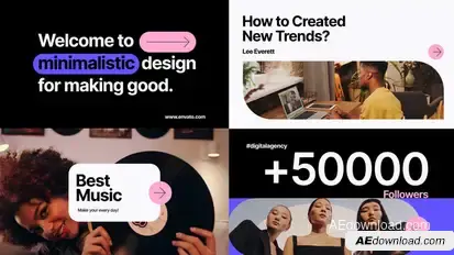 Starling - Typography Scenes Pack Product Promo template preview
