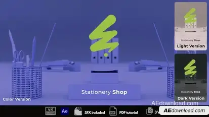Stationery Shop Opener Openers template preview