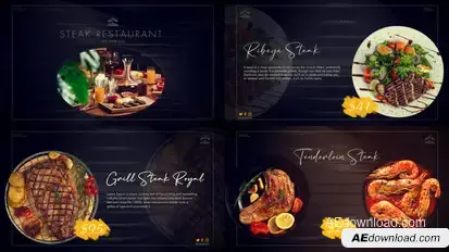 Steak restaurant Promo Product Promo template preview
