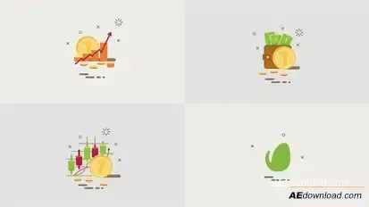 Stock Market Animated Opener Openers template preview