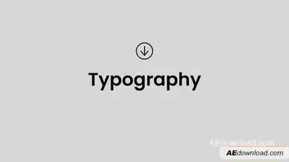 Stomp Typography Opener Openers template preview