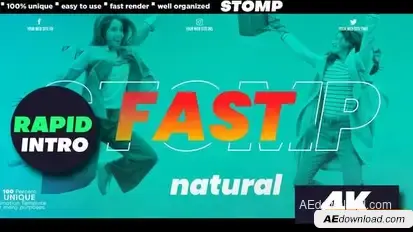 Stomp - Rapid Intro Openers template preview
