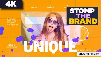 STOMP - The Brand Product Promo template preview
