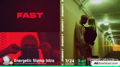 Stomp Intro Titles template preview