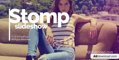 Stomp Slideshow Video Displays template preview