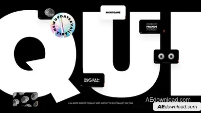 Typography Titles template preview