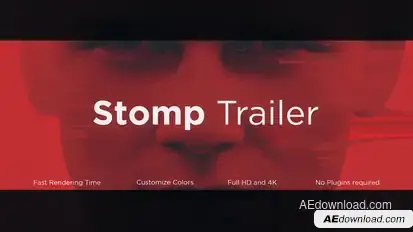 Stomp Trailer Titles template preview