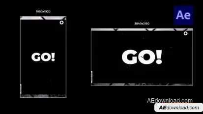 Stomp Typo Text Intro / Ae Openers template preview