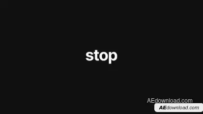 Stomp Typography Titles template preview