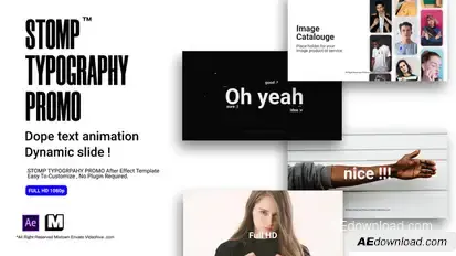 Stomp Typography Promo Product Promo template preview