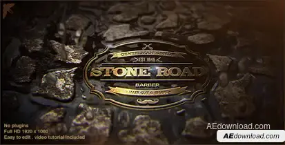 Stone Road Logo Logo Stings template preview