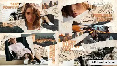 Stop Motion Collage Video Template Elements template preview