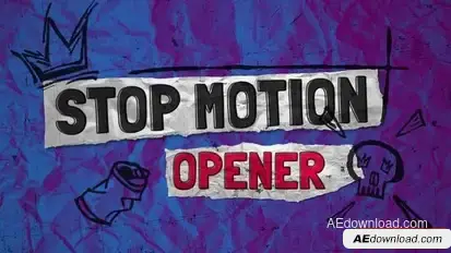 Stop Motion Opener Openers template preview