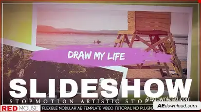 Stop Motion Slideshow Openers template preview