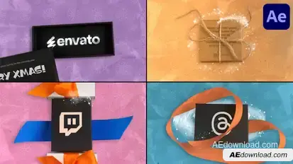 Stop Motion Xmas Greetings for After Effects Elements template preview