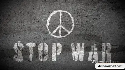 Stop the War (Logo Intro) Logo Stings template preview