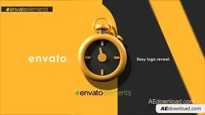 Stopwatch Logo Logo Stings template preview