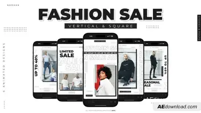 Stories & Posts: Fashion Sale Elements template preview
