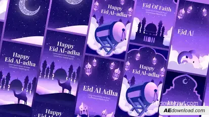 Story Eid al-Adha Ramadan Free Templates template preview