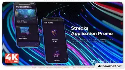 Streaks App Promo A17 Product Promo template preview