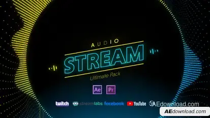 Stream Audio Pack broadcast-packages template preview