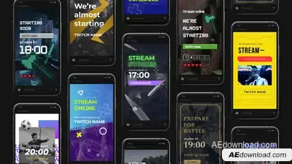 Stream Instagram Stories broadcast-packages template preview