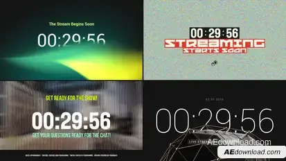 Streaming Countdown broadcast-packages template preview