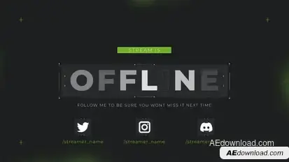 Streaming Pack Elements template preview