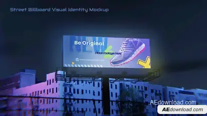 Street Billboard Visual Identity Mockup Product Promo template preview