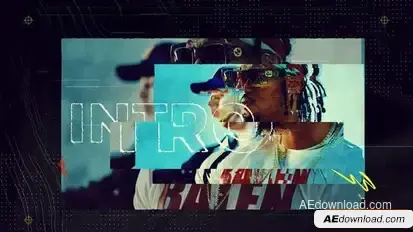 Street Glitch Promo Openers template preview